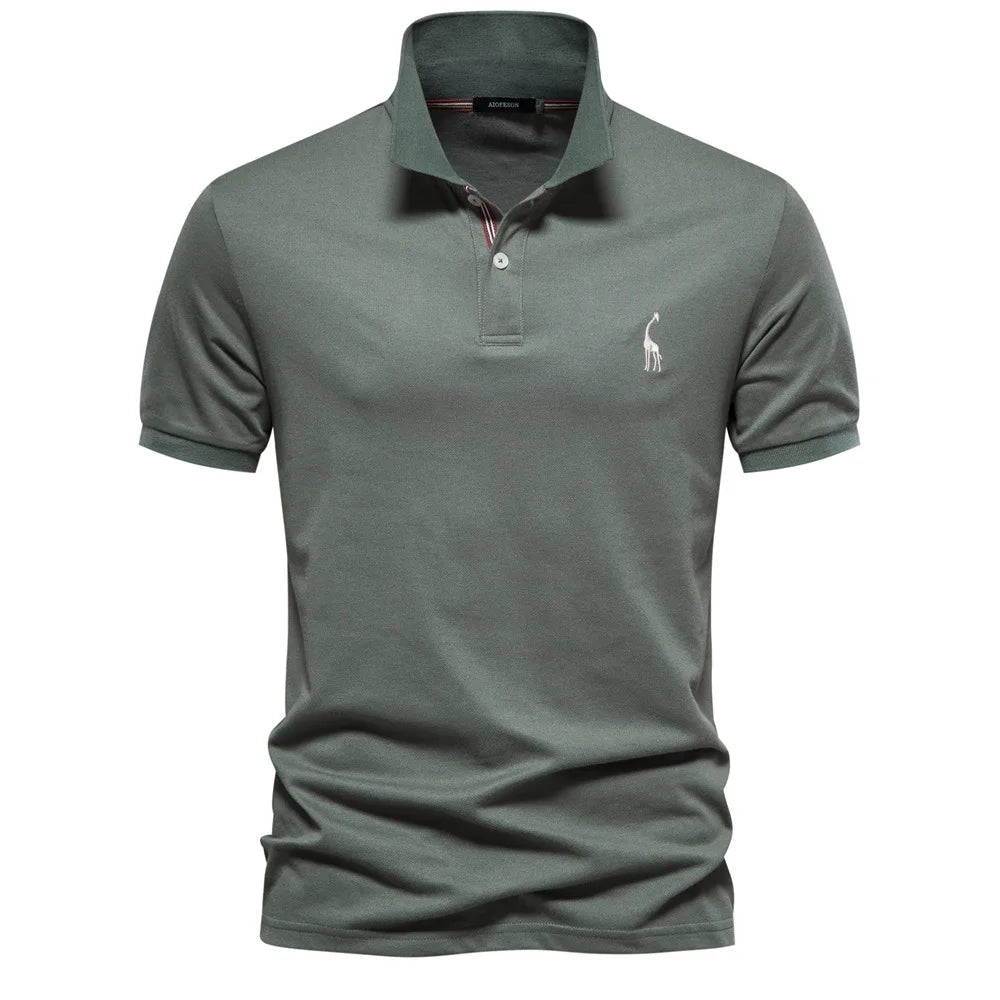 Polo en coton homme coupe ajustée moderne et confortable 4