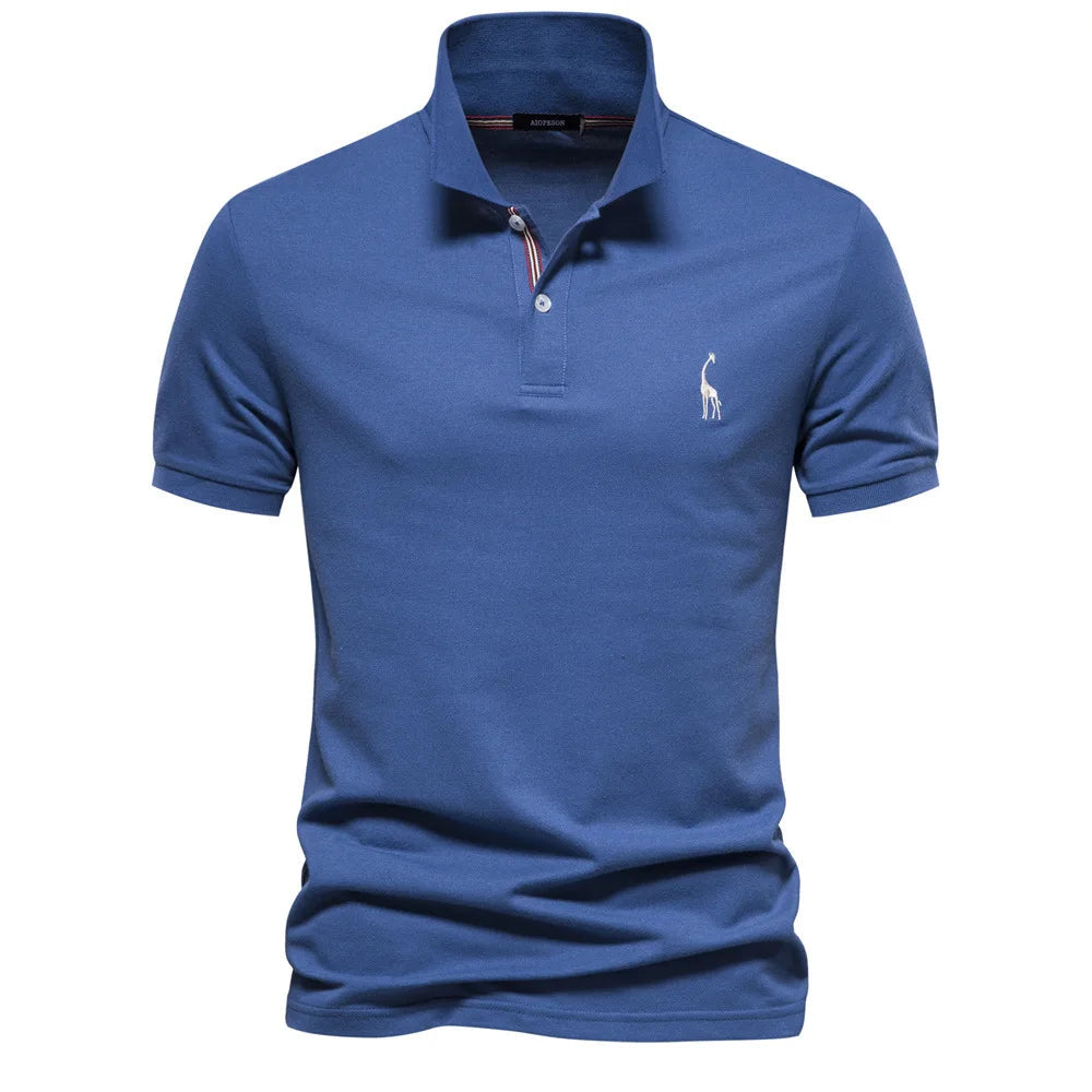 Polo en coton homme coupe ajustée moderne et confortable 5