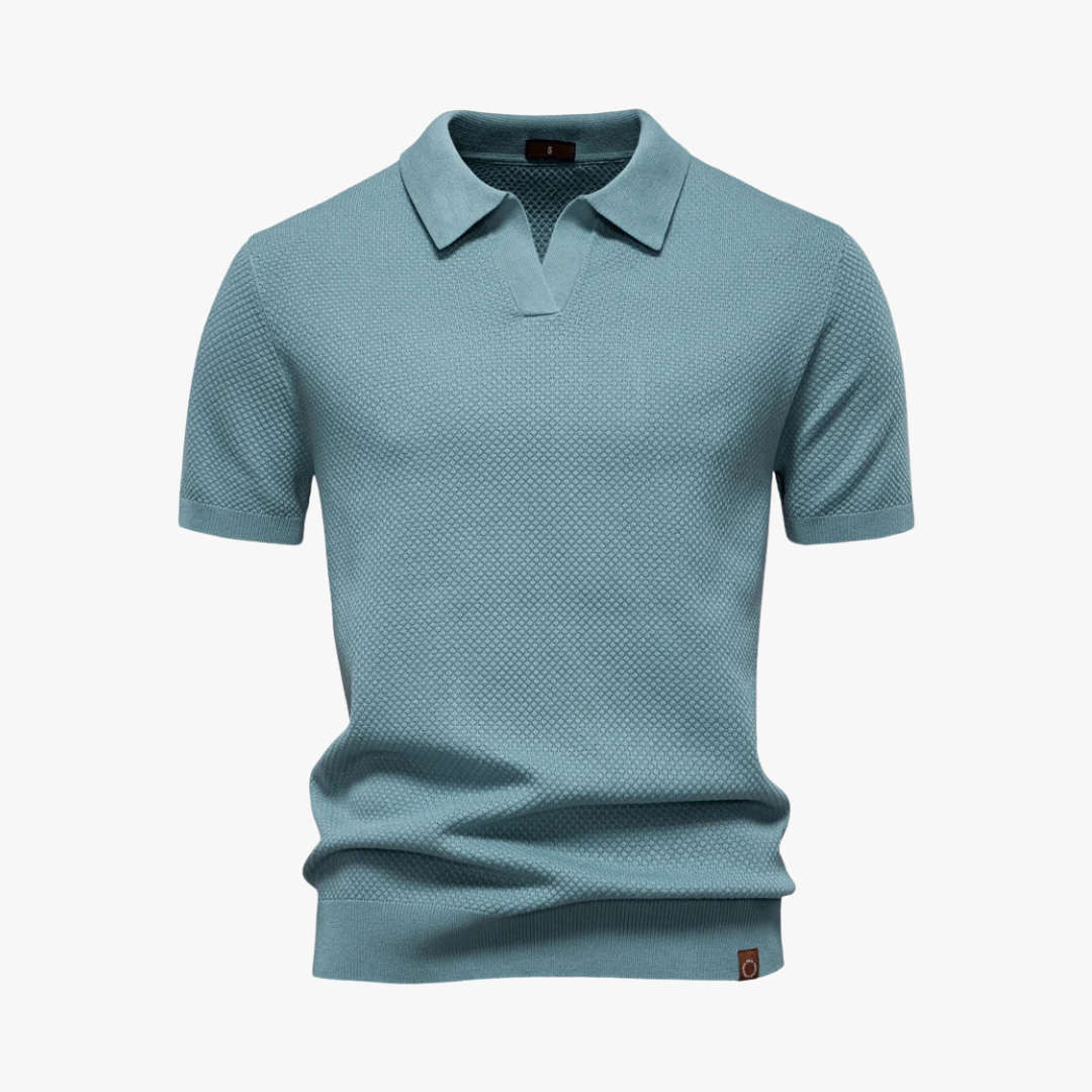 Polo en tricot doux pour homme, élégant et confortable 5