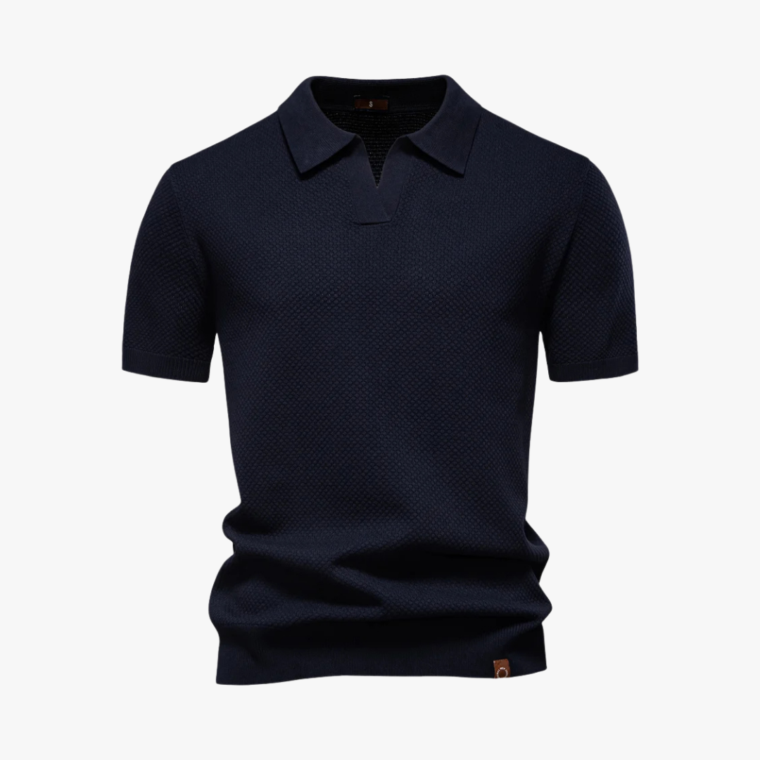 Polo en tricot doux pour homme, élégant et confortable 7