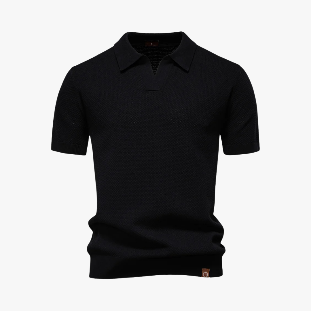Polo en tricot doux pour homme, élégant et confortable 8