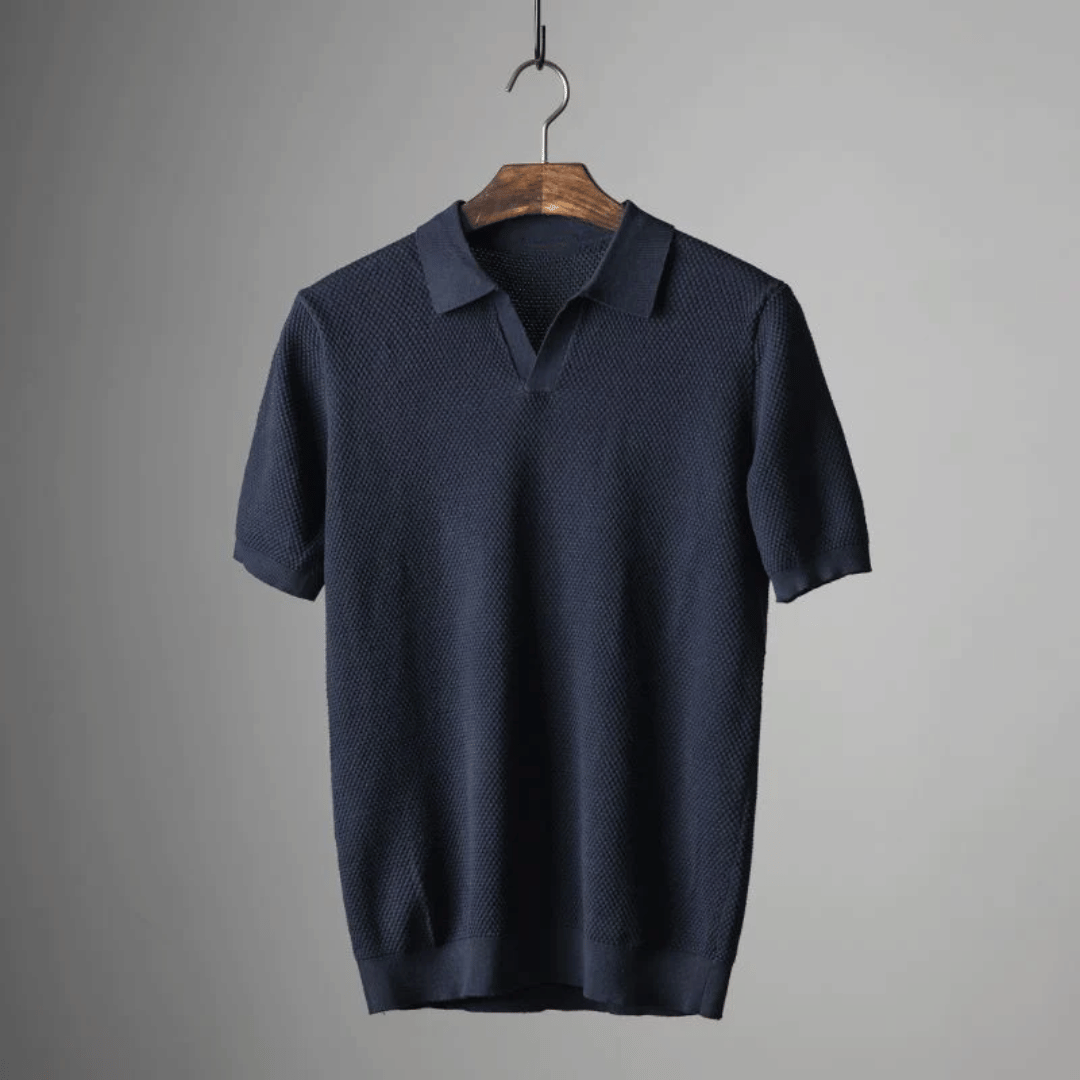 Polo en tricot homme élégant et respirant 3