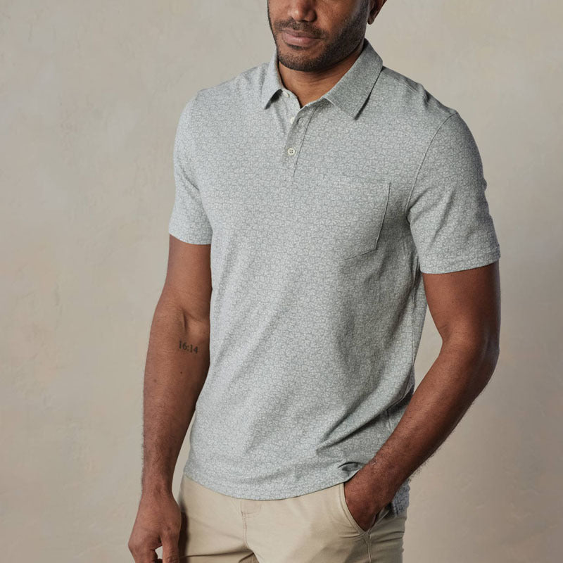 Polo homme à manches courtes avec poche poitrine 4