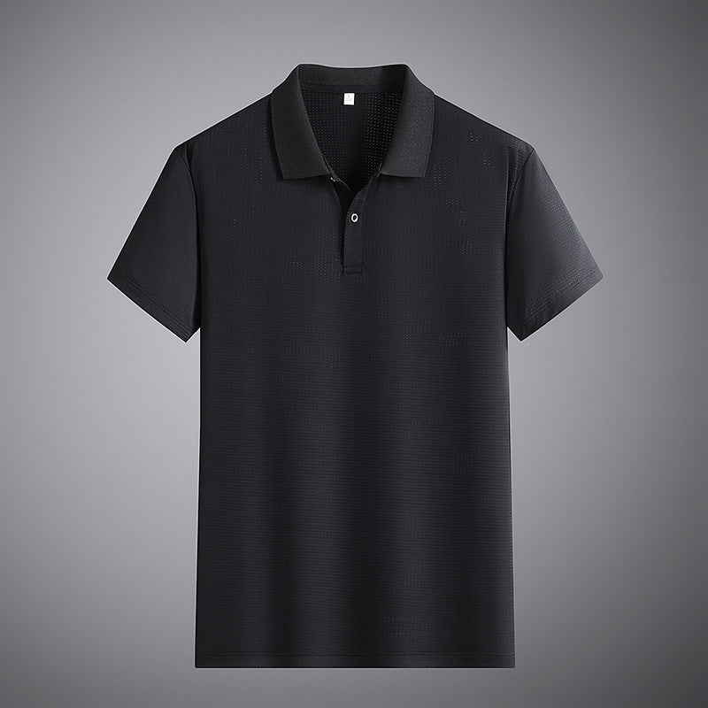 Polo homme élégant en tissu respirant, idéal pour l'été 2