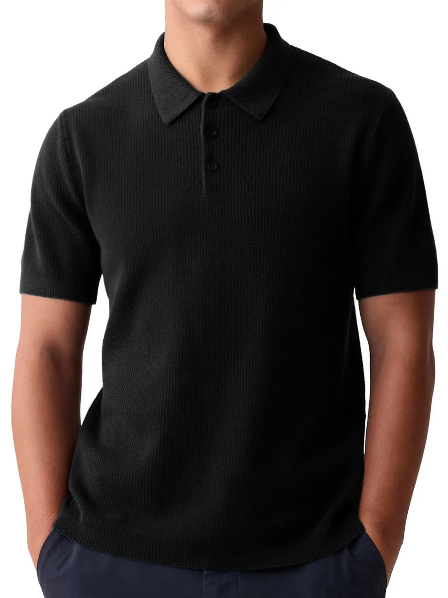Polo homme en coton léger, coupe estivale décontractée 7