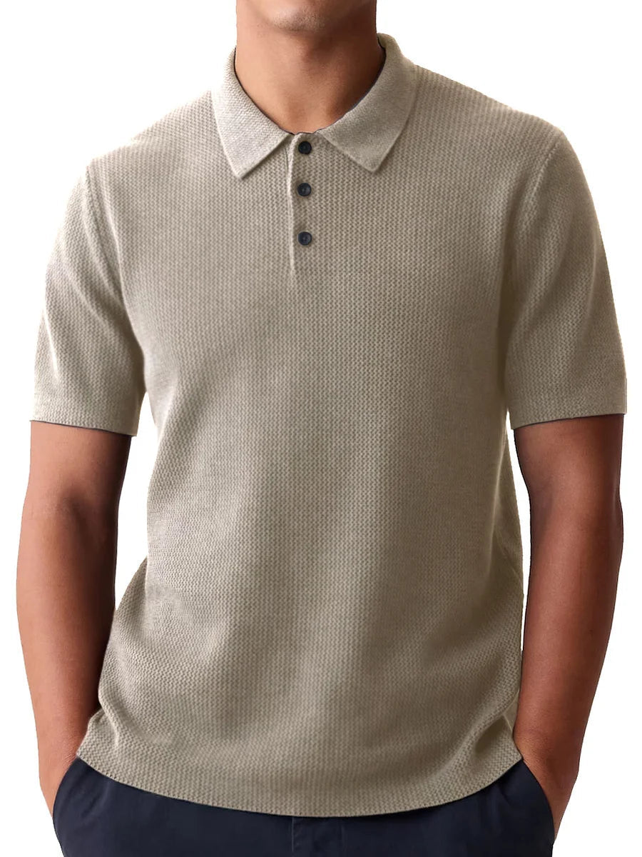 Polo homme en coton léger, coupe estivale décontractée 9