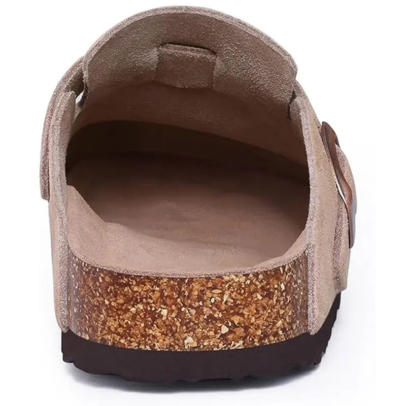 Sabots en cuir suédé pour femmes avec soutien de voûte 5
