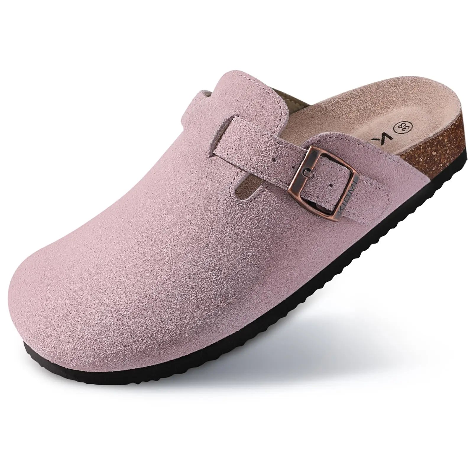 Sabots en cuir suédé pour femmes avec soutien de voûte 8