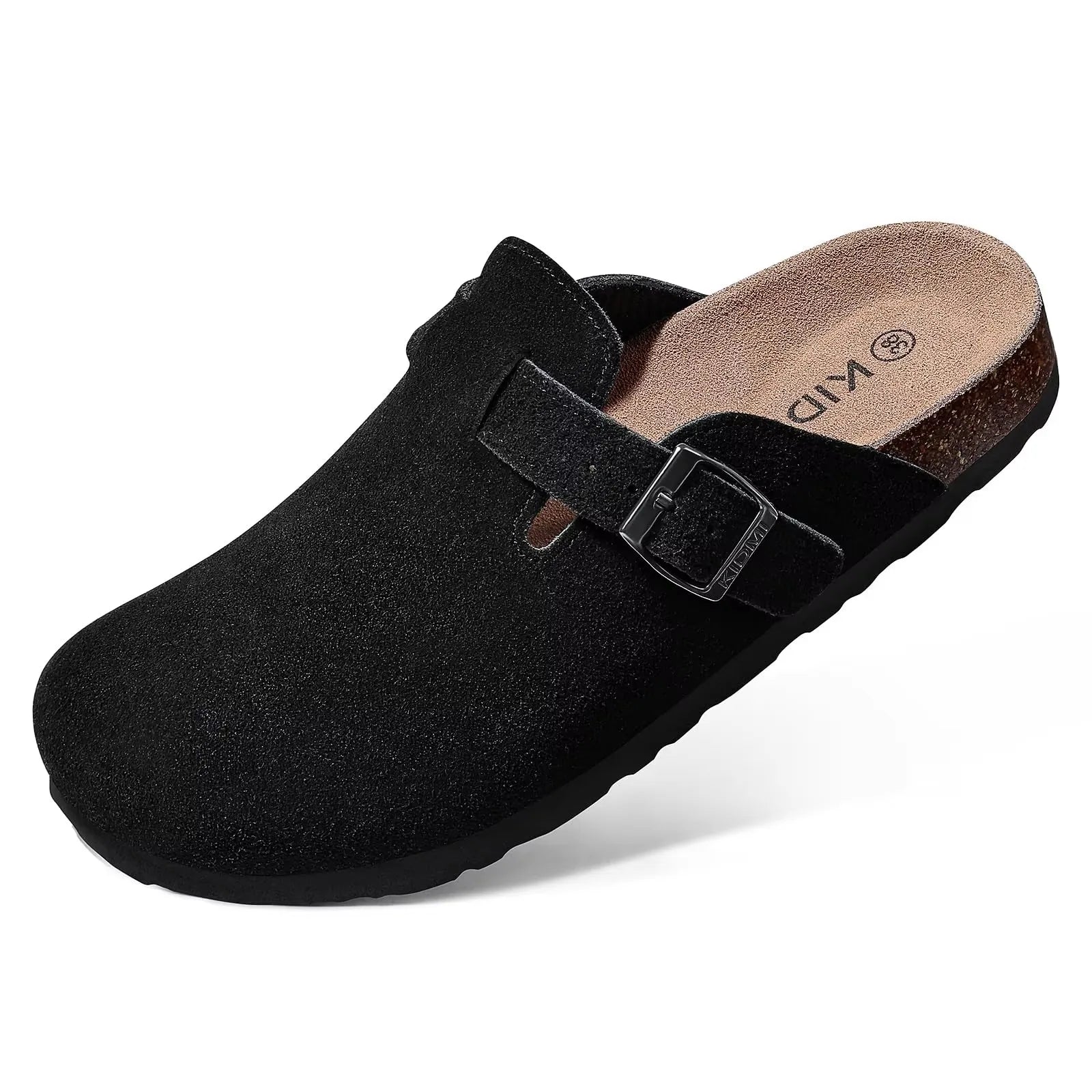 Sabots en cuir suédé pour femmes avec soutien de voûte 9