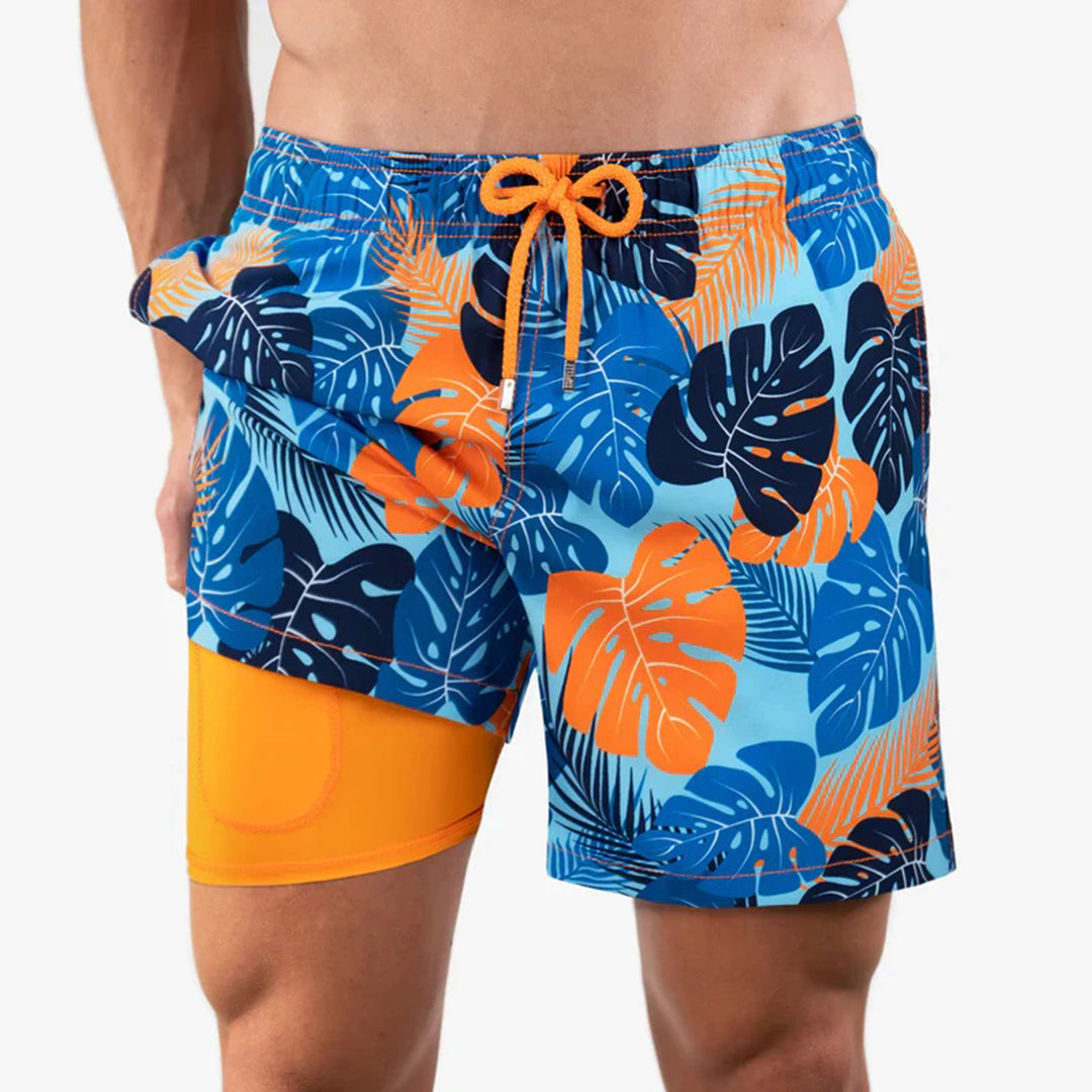 Shorts décontractés en coton pour homme avec doublure intérieure 2