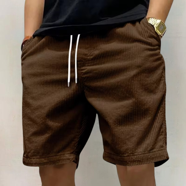 Shorts décontractés en coton pour homme avec taille élastique 3