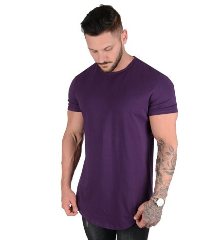T-shirt de sport homme ajusté en tissu respirant 11