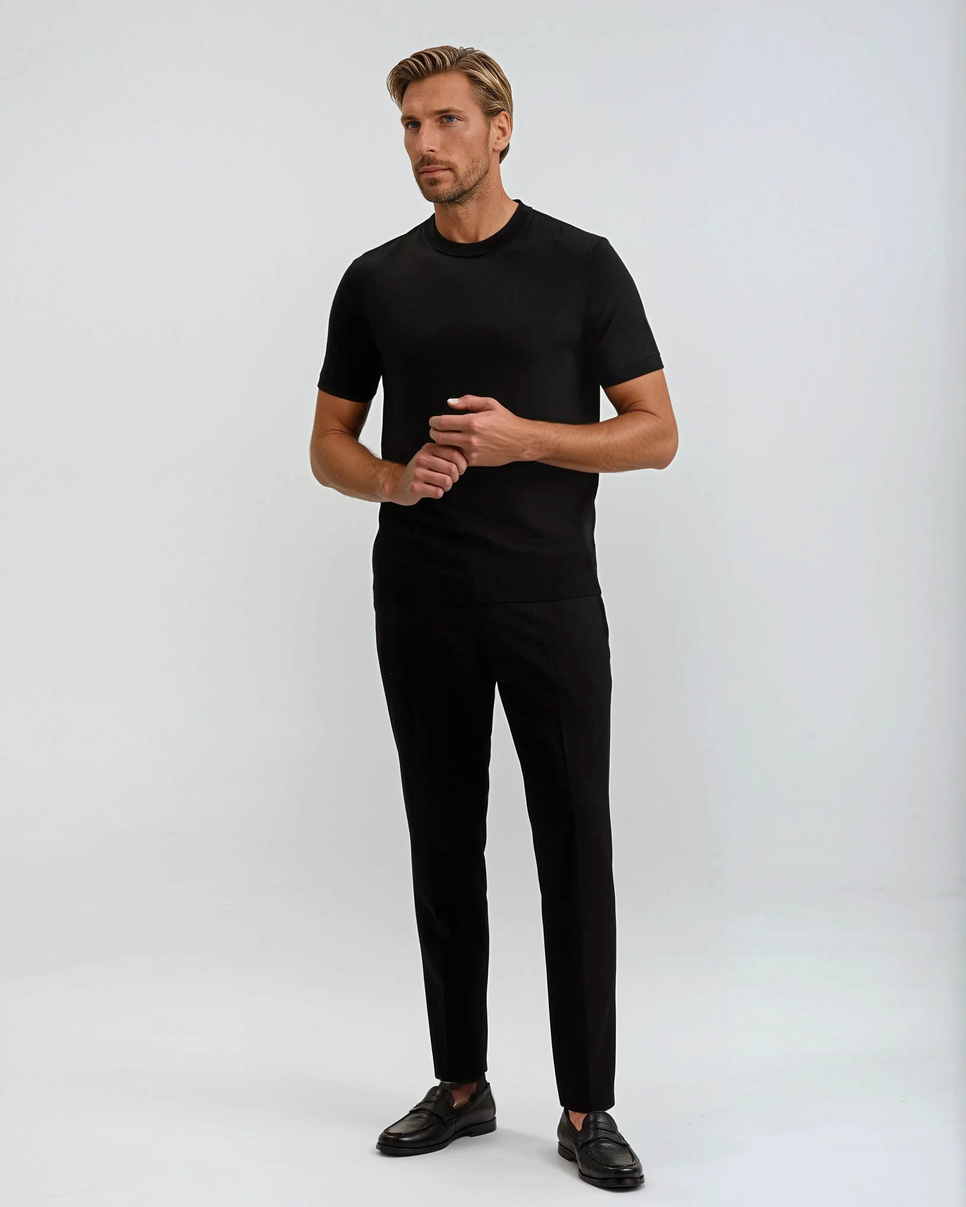 T-shirt Supima Noir 3