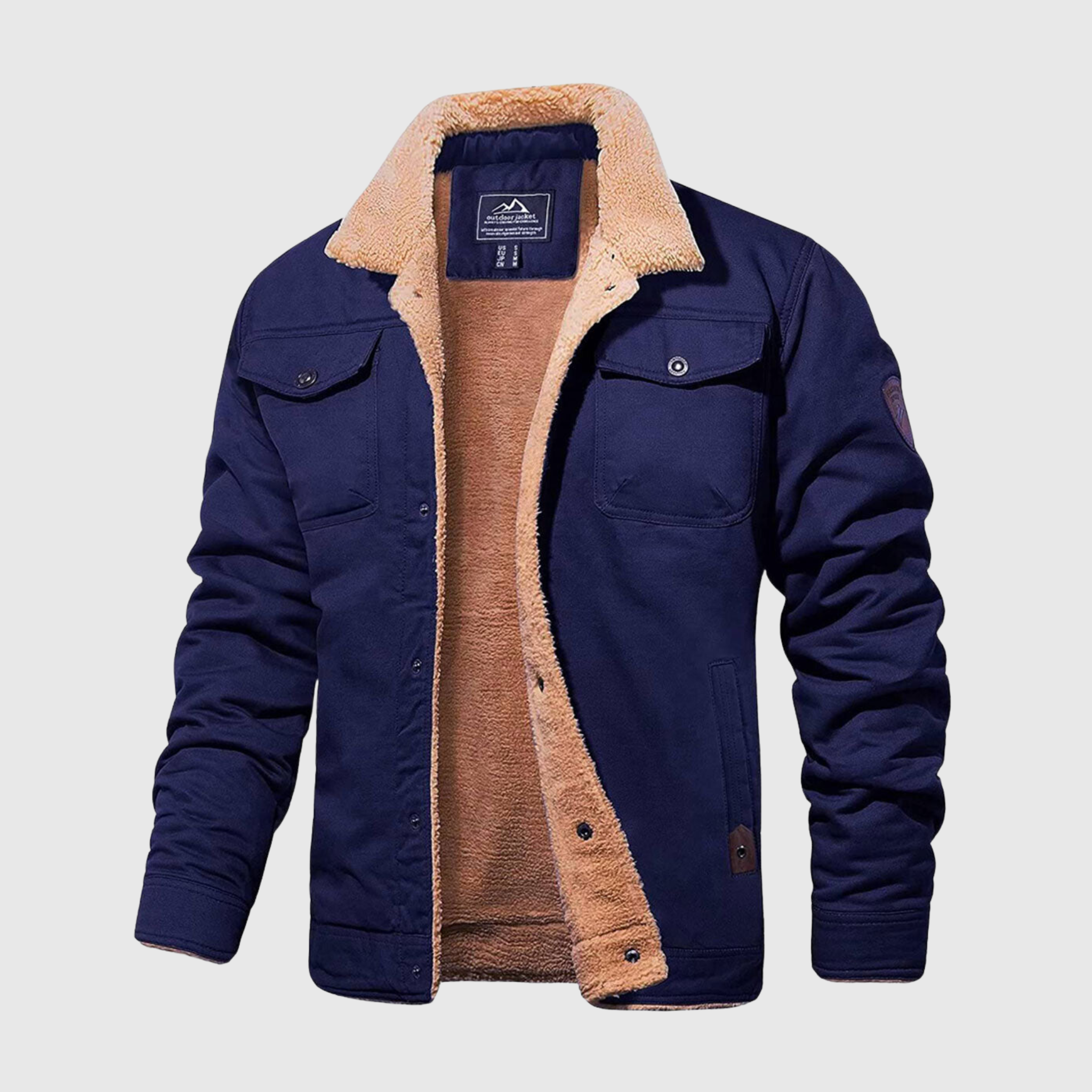 Veste bomber doublée pour homme moderne et stylée 7