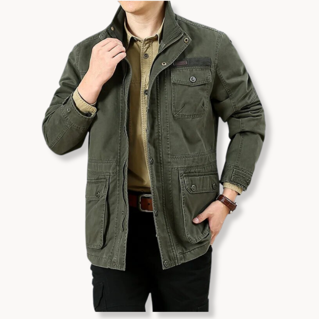 Veste cargo urbaine en coton pour homme 3