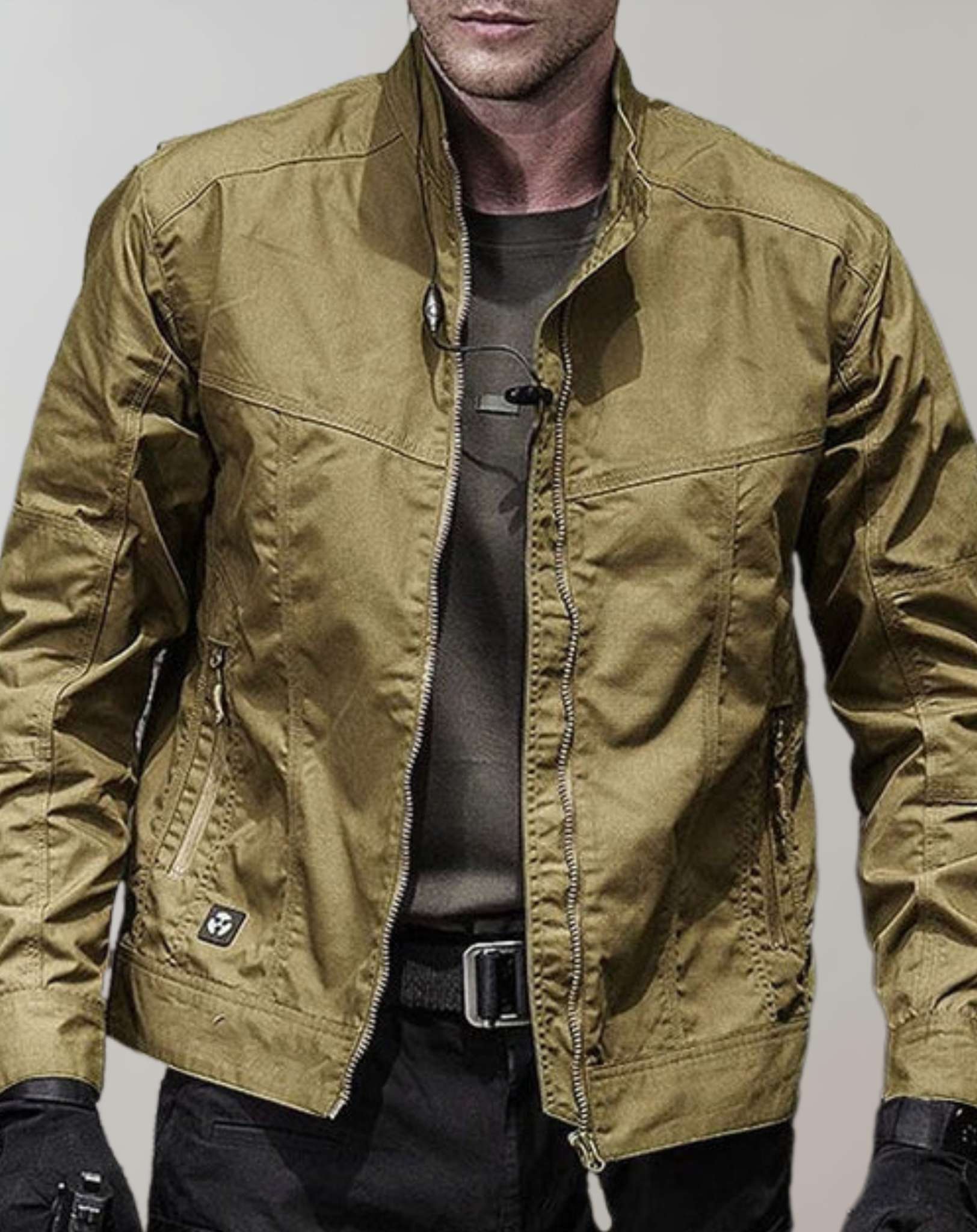 Veste d'été en coton pour homme élégante et confortable 2