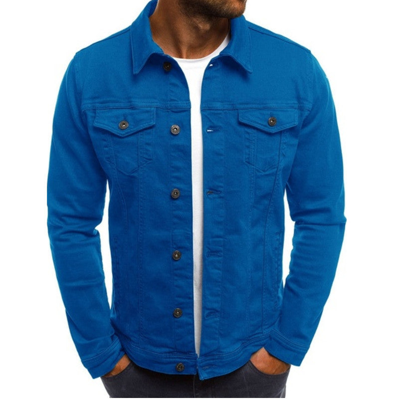 Veste en denim décontractée pour homme 4