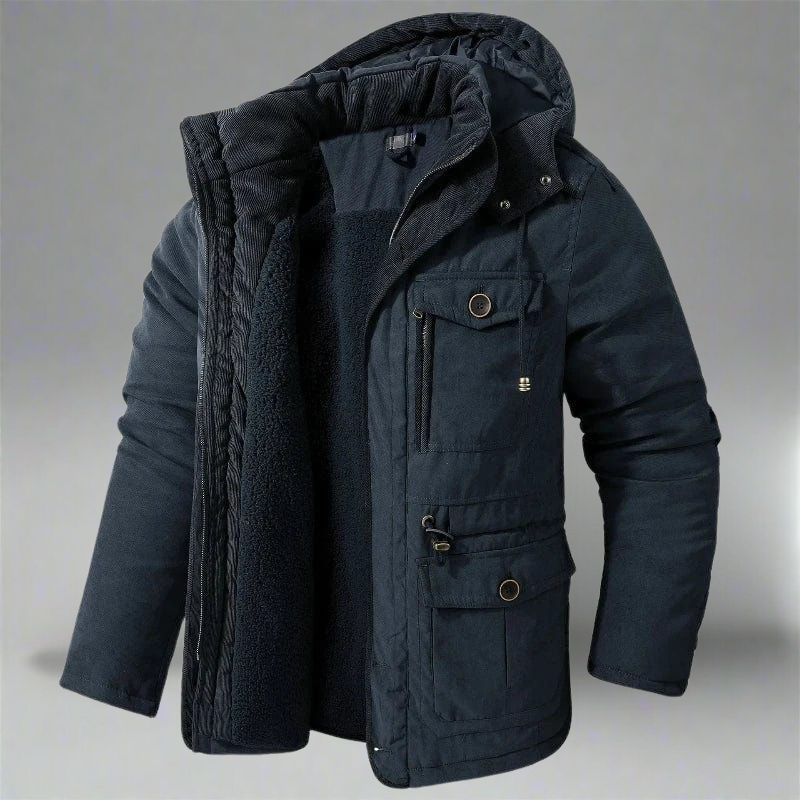 Veste isolante homme en tissu résistant pour extérieur 5