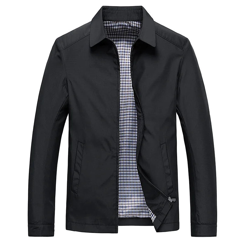 Veste légère en coton-polyester pour homme élégante 5
