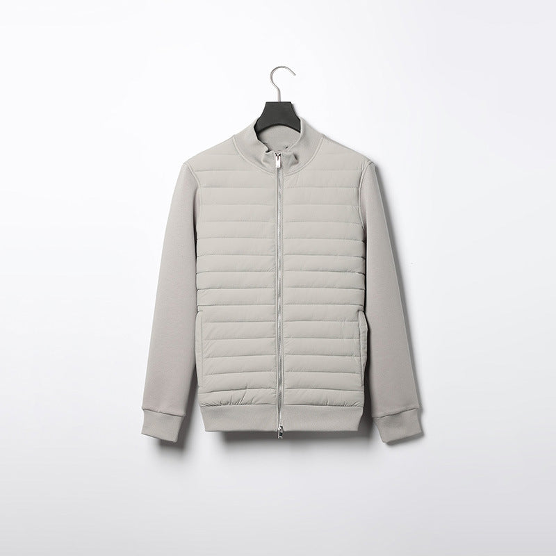 Veste légère en tissu respirant pour homme avec design matelassé 3