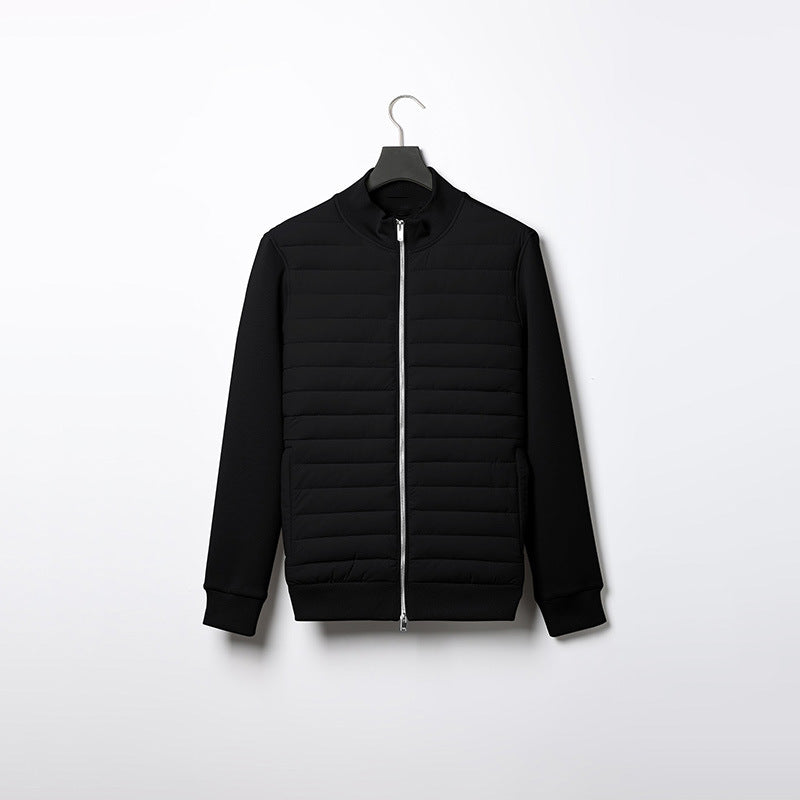 Veste légère en tissu respirant pour homme avec design matelassé 4