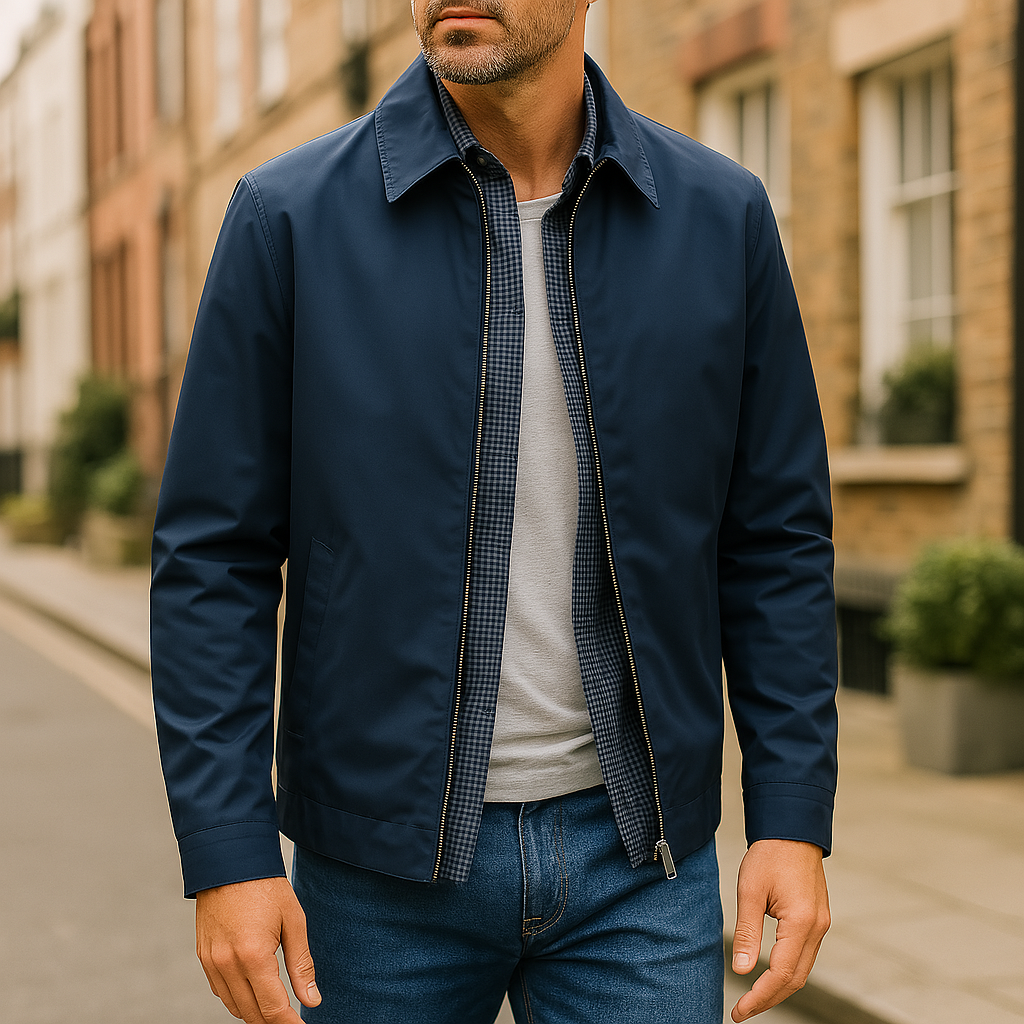 Veste légère homme décontractée coupe-vent en tissu respirant 6