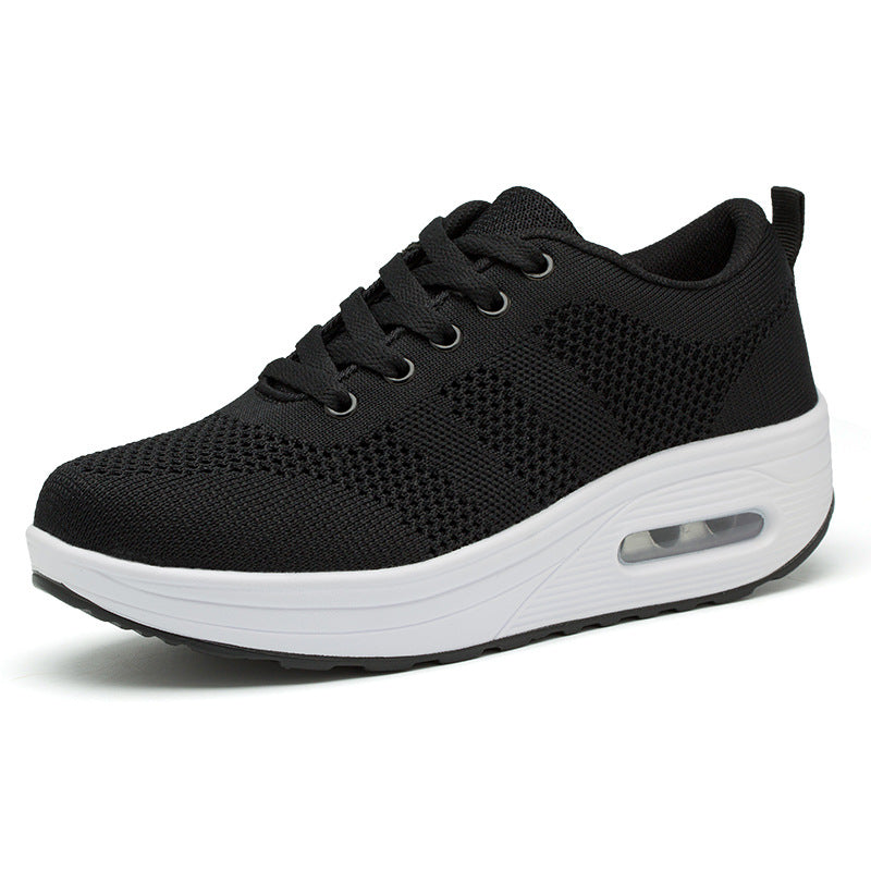 Baskets de sport orthopédiques blanches femme avec semelle à air 0