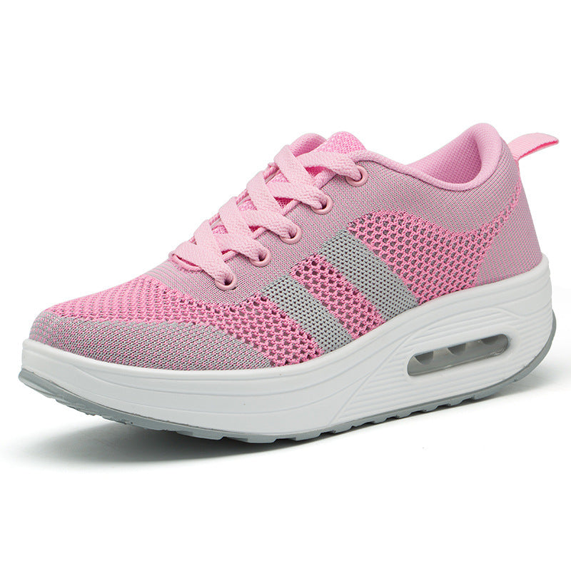 Baskets de sport orthopédiques blanches femme avec semelle à air 3