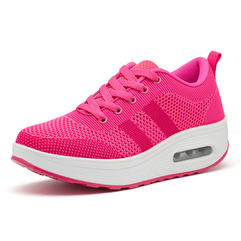 Baskets de sport orthopédiques blanches femme avec semelle à air 4