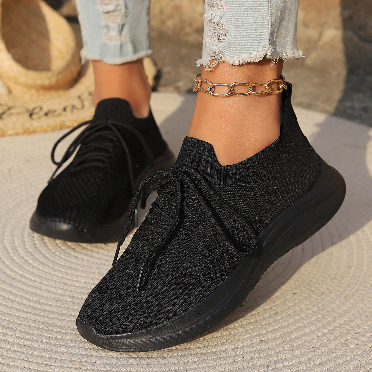 Chaussures de sport légères en maille pour femme avec soutien orthopédique 2