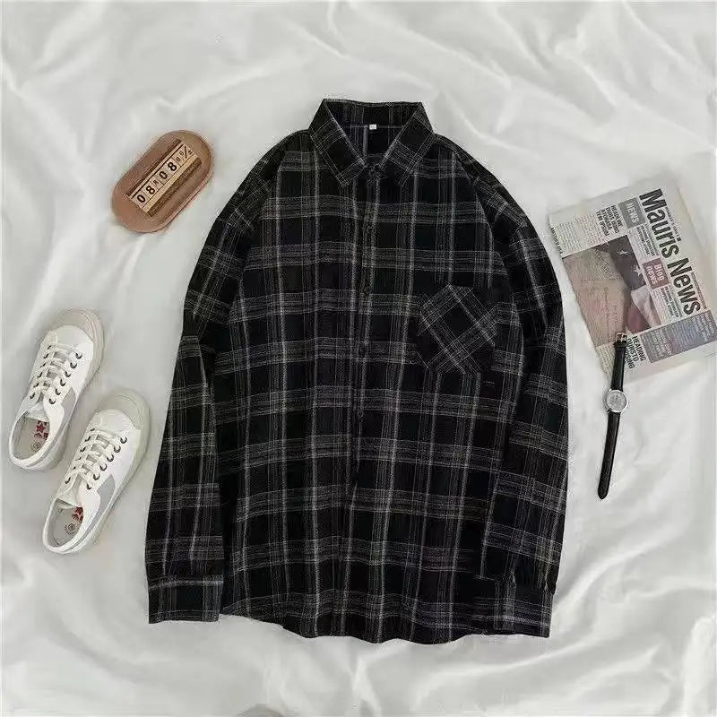 Chemise à carreaux femme en tissu doux élégante et confortable 1
