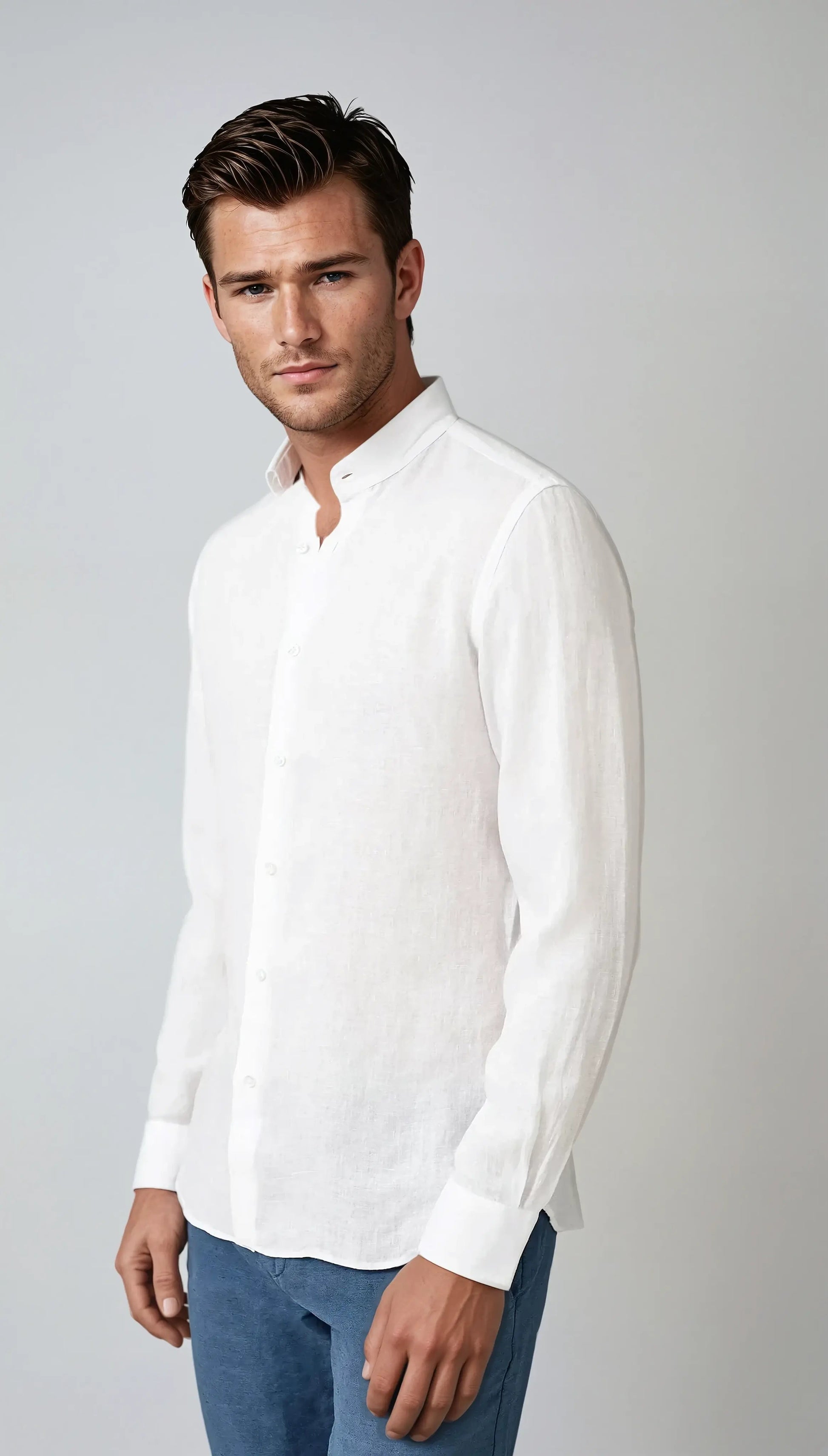 Chemise Lin Élégante 1