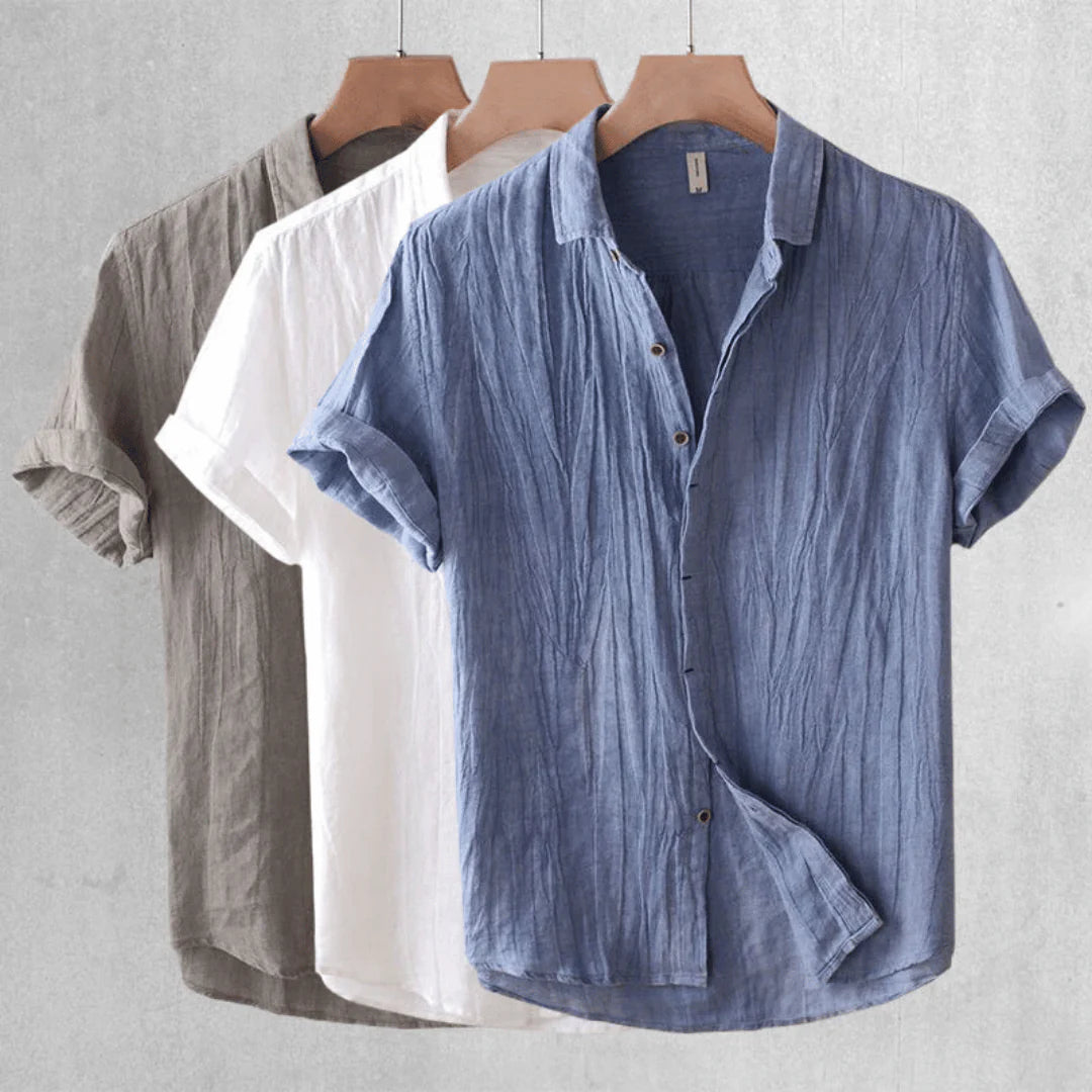 Chemise de plage légère homme en tissu respirant 1