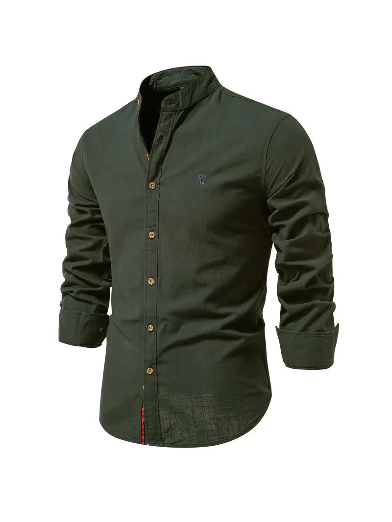 Chemise décontractée en coton pour homme 0