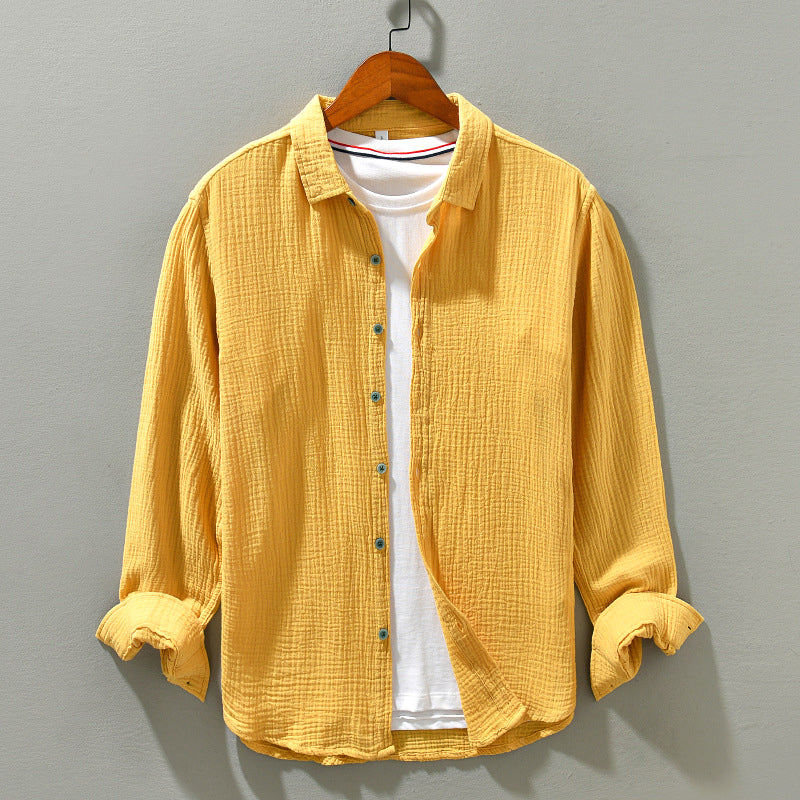 Chemise décontractée en coton pour homme 1