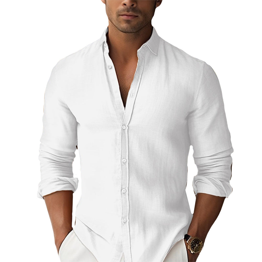 Chemise décontractée légère pour homme en tissu respirant 0
