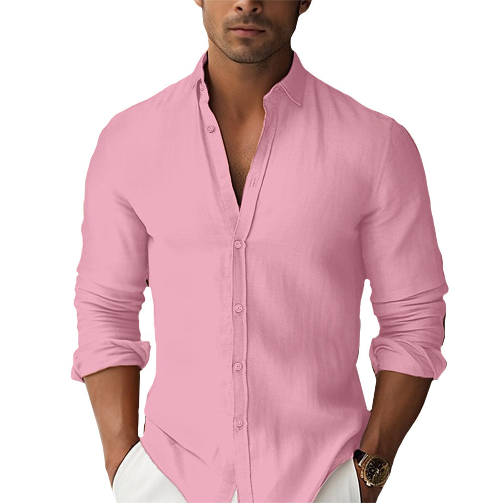 Chemise décontractée légère pour homme en tissu respirant 2