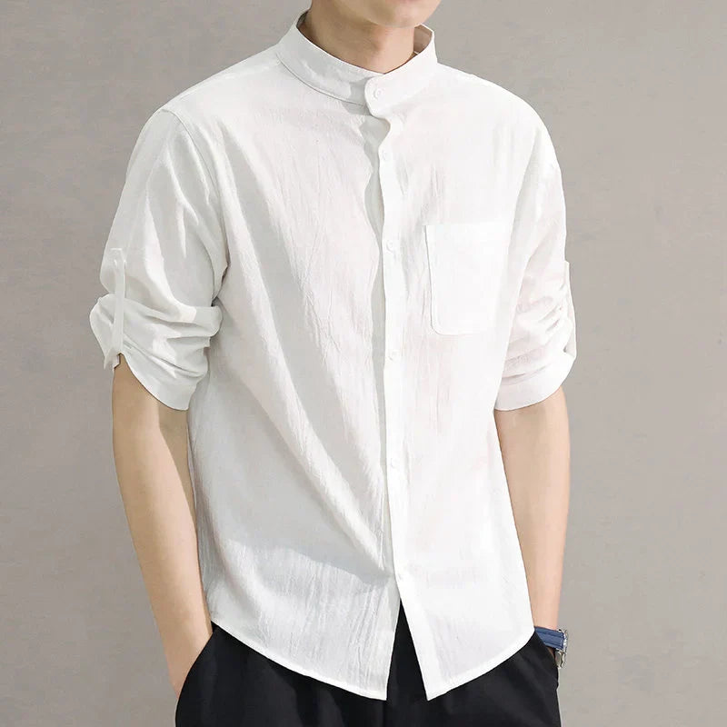 Chemise en coton homme à manches courtes élégante et moderne 6