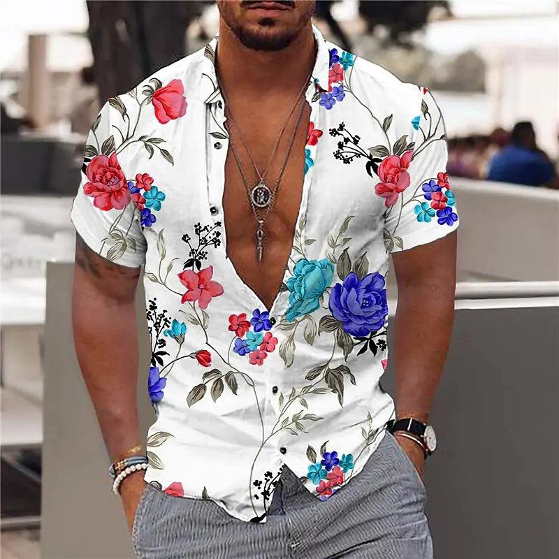 Chemise en coton homme design moderne, coupe ajustée 1