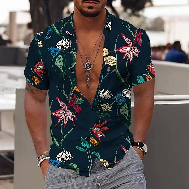 Chemise en coton homme design moderne, coupe ajustée 2