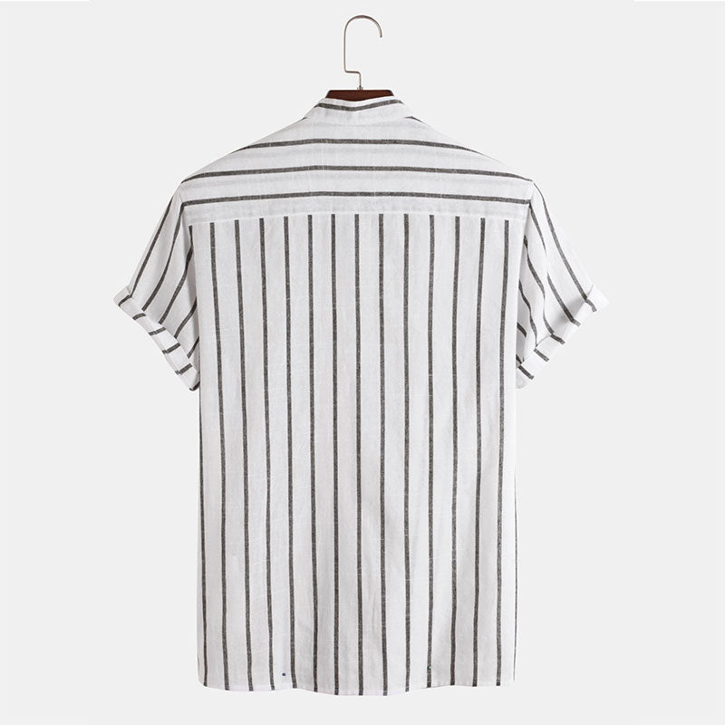 Chemise en coton homme élégante, design moderne, coupe ajustée 2