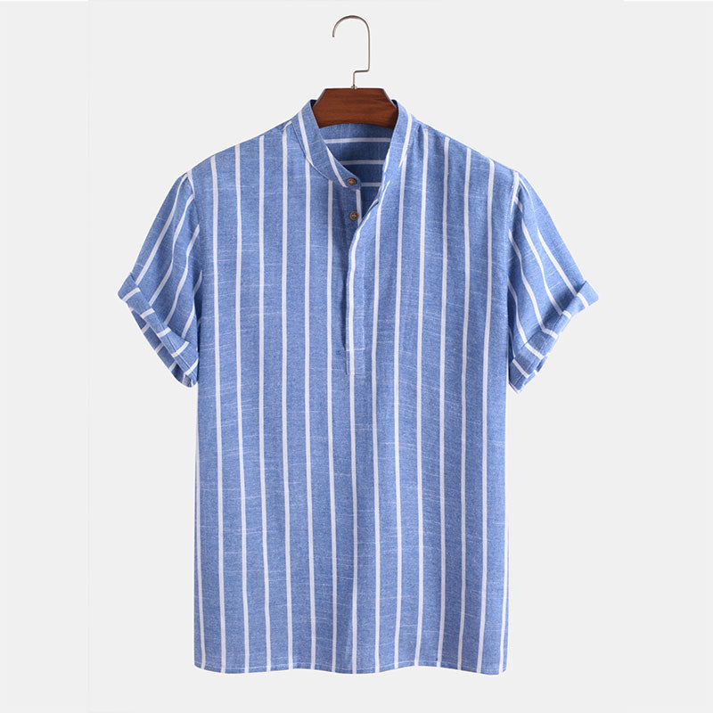 Chemise en coton homme élégante, design moderne, coupe ajustée 3