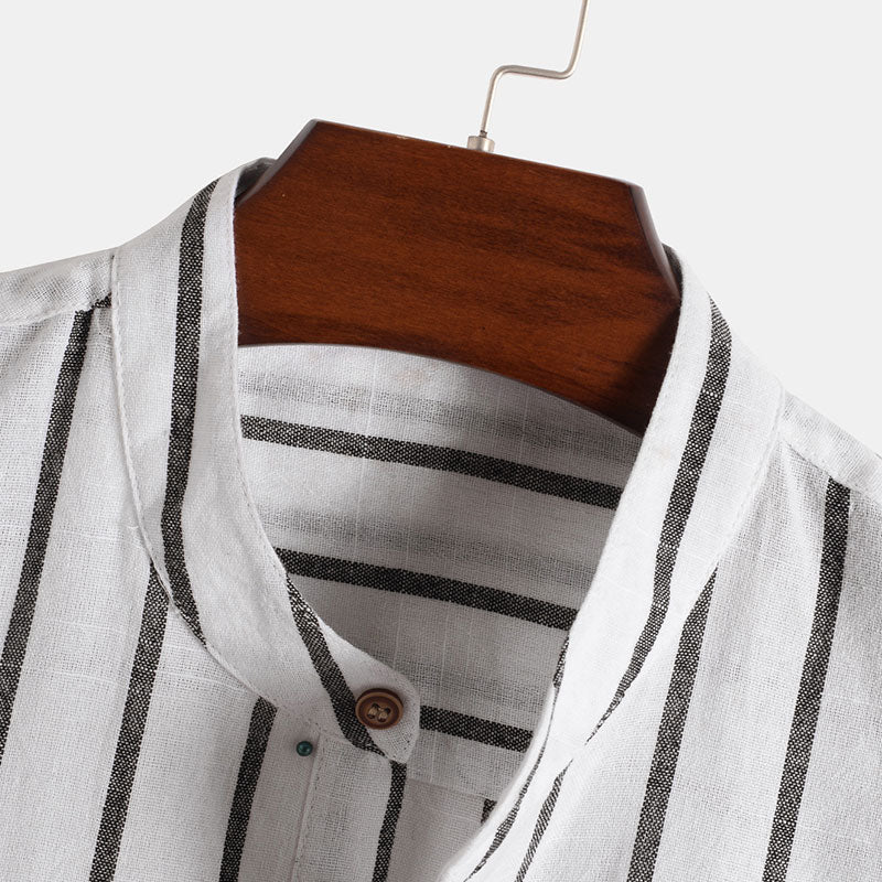 Chemise en coton homme élégante, design moderne, coupe ajustée 5