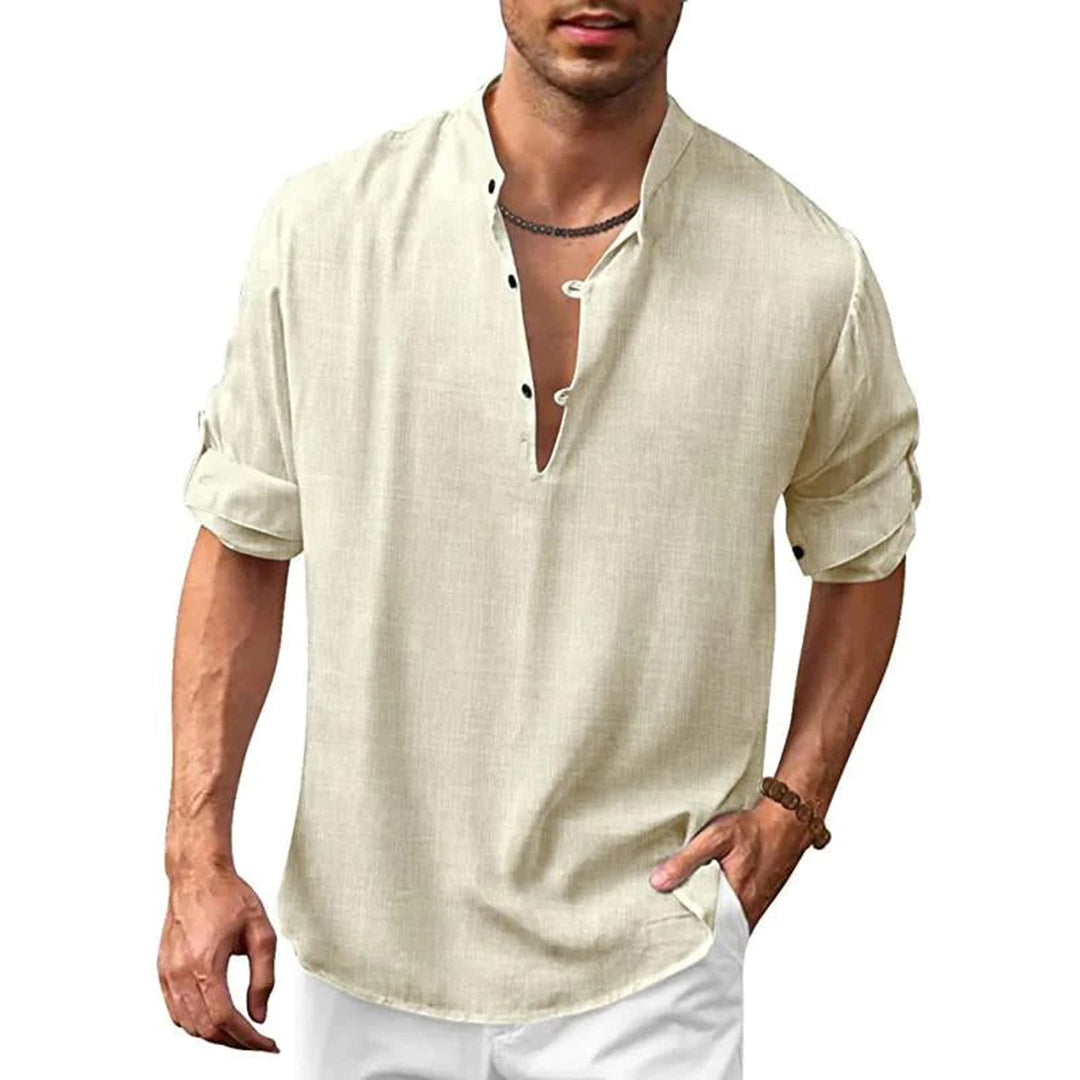 Chemise en coton homme moderne et élégante avec coupe ajustée 1