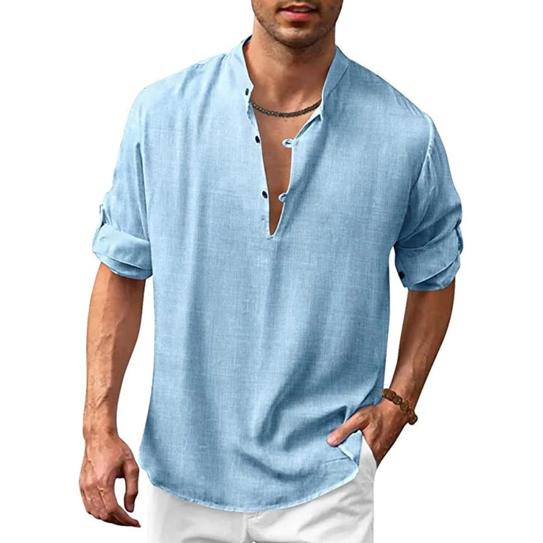 Chemise en coton homme moderne et élégante avec coupe ajustée 2