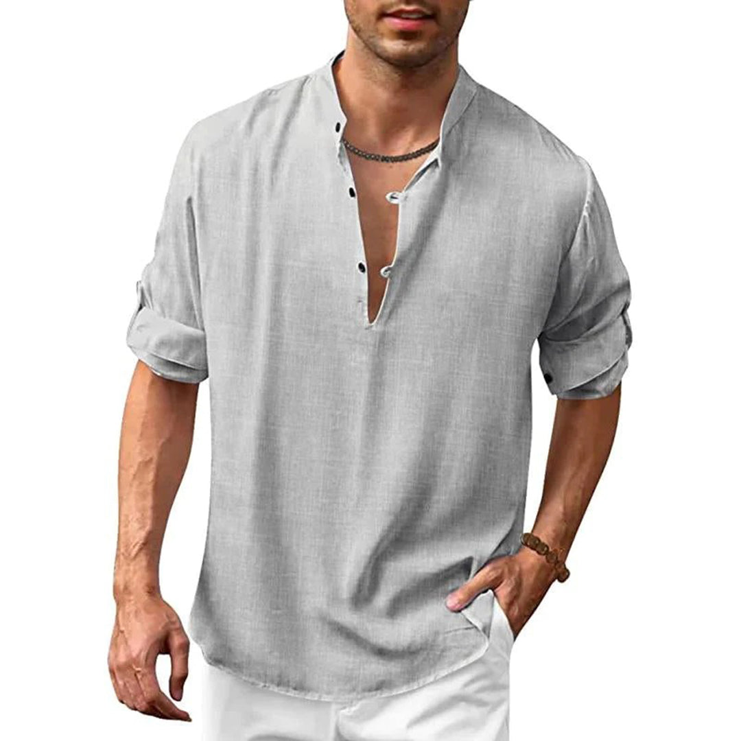 Chemise en coton homme moderne et élégante avec coupe ajustée 3