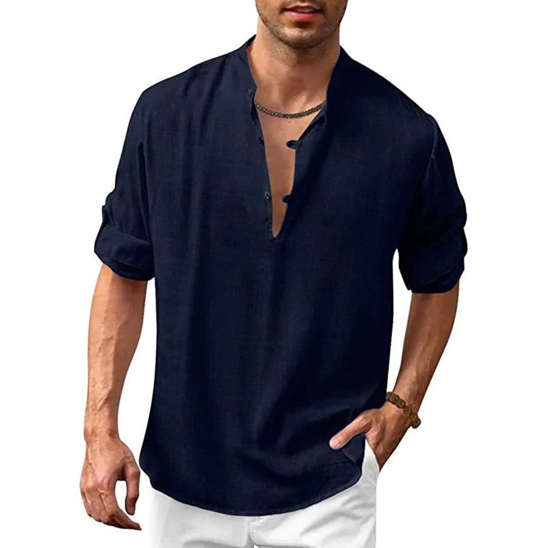 Chemise en coton homme moderne et élégante avec coupe ajustée 6