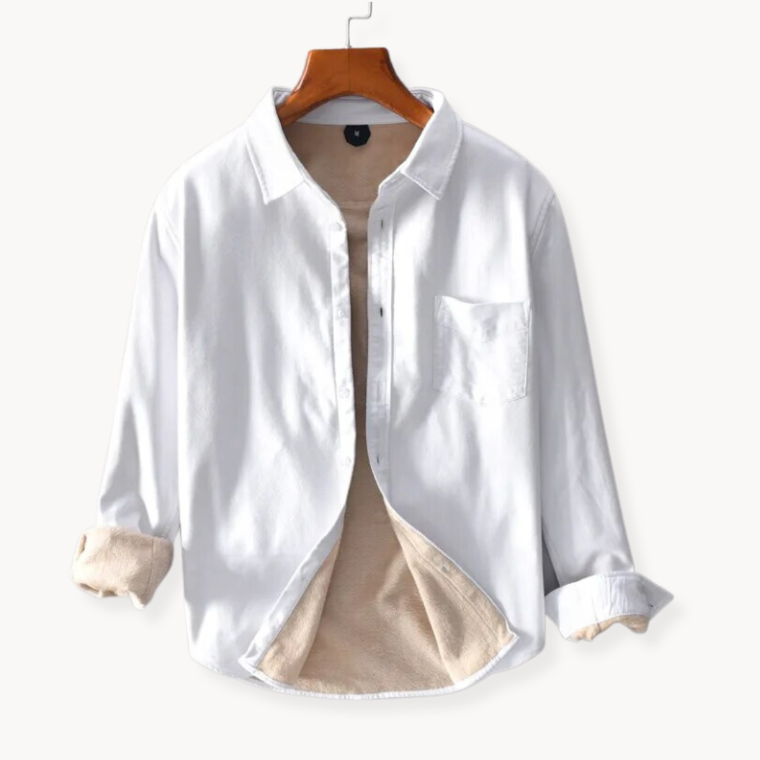 Chemise en flanelle homme élégante avec col classique 7