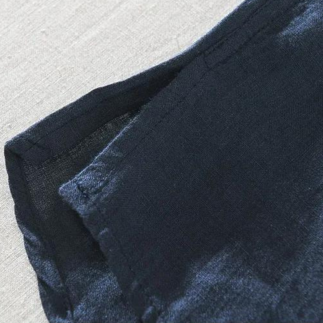 Chemise en lin homme Sorrento avec col classique 4