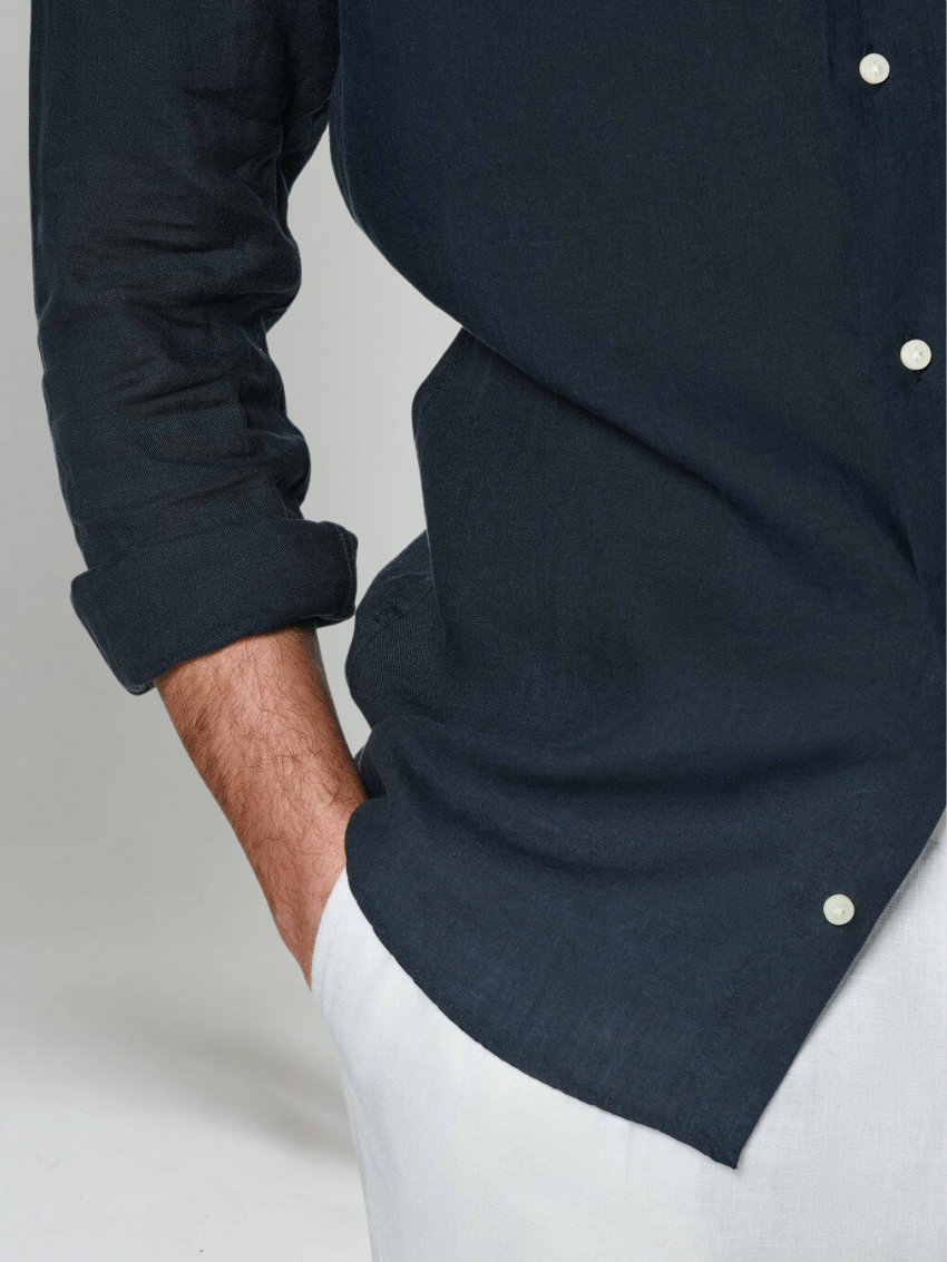 Chemise Lin Ajustée 5
